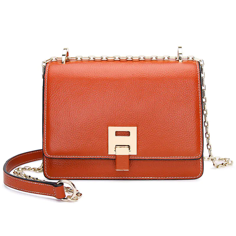 Genuine Leather Women's Summer Shoulder Chain Bag 3017