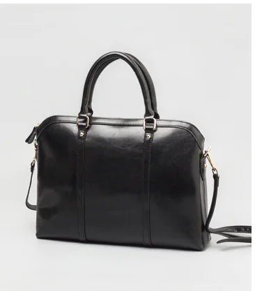 Leather Women's Shoulder and Crossbody Tote Bag