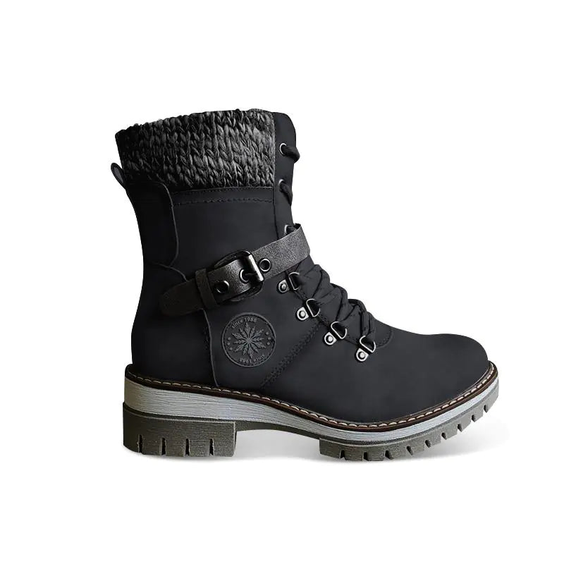 Large Mid-Low Women's Boots for Autumn & Winter