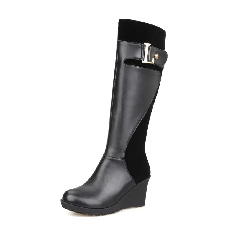 High-Heeled No-Knee Martin Women's Boots