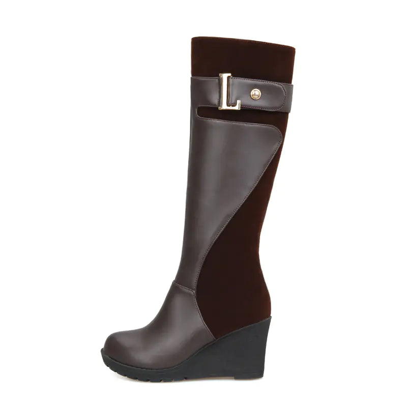 High-Heeled No-Knee Martin Women's Boots